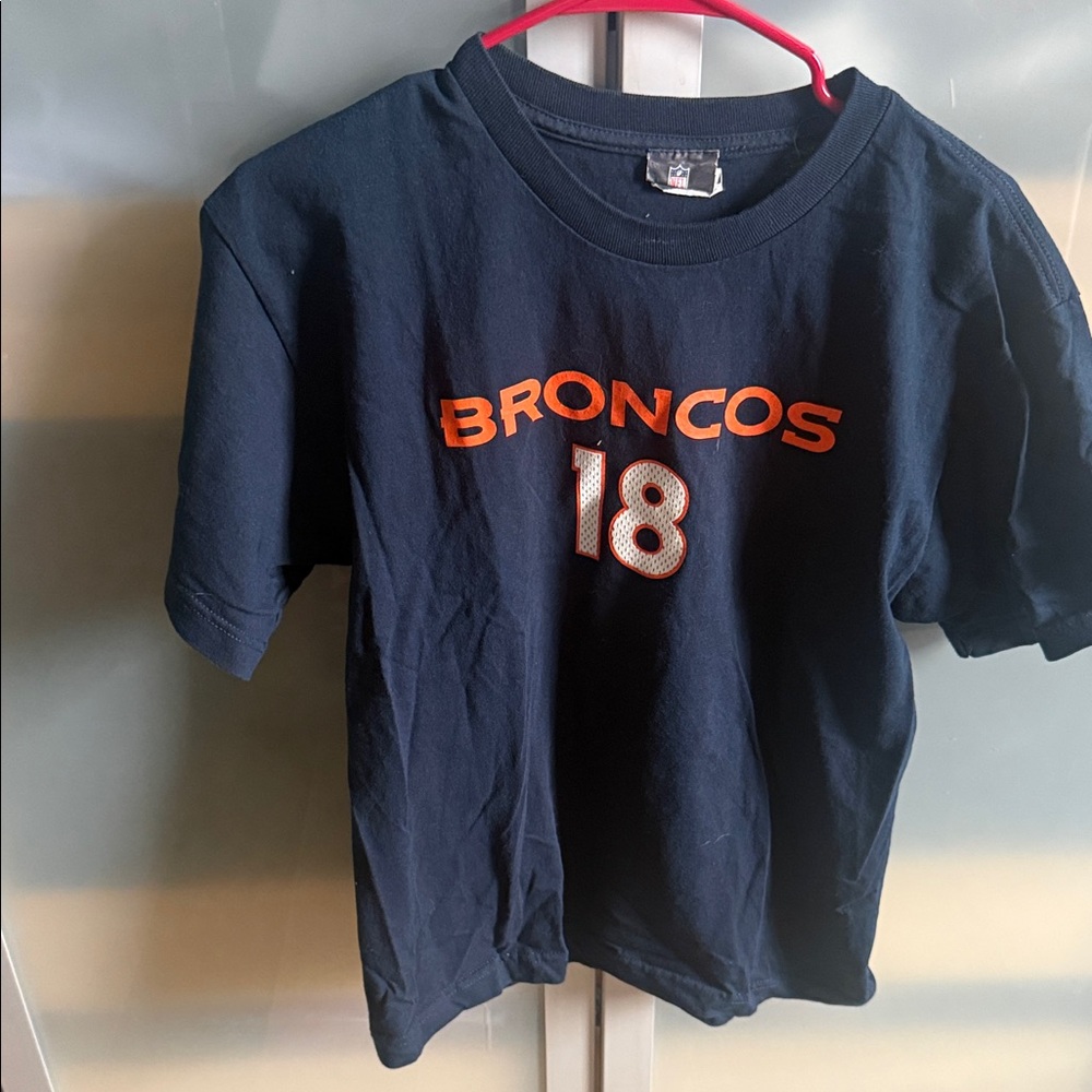 Kids Navy Broncos T-Shirt